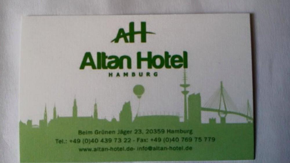 Altan Hotel Hamburg-Harburg Buitenkant foto